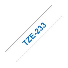 Buy Brother TZe 233 Laminated Tape - 12mm x 8m - Durable, Versatile, Perfect for Labeling!